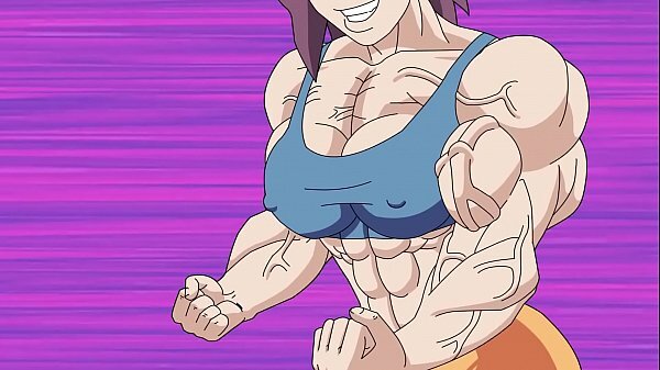 Muscle growth for a cute glasses girl