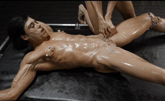 Fit Abby Tied, Pierced and Stretched out By Queen Snake